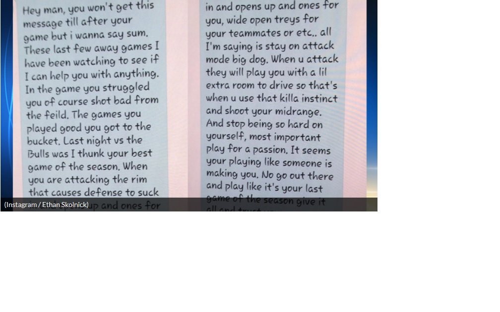 Dwyane Wade shares an inspirational message he received from his son... bit.ly/1WOpqga https://t.co/JXdTCFf66h