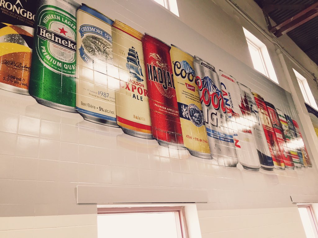 TDI905's tweet photo. Awesome mural for Molson! 
#wallmural #architecture #interiordesign 
@MolsonCoors 
@Molson_Canadian 
@MolsonCanAmp https://t.co/iVR149EAAB