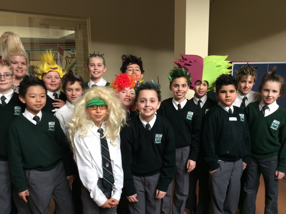 NMSknight's tweet photo. Northmount Spirit Week continues with Crazy Hair Day! https://t.co/LanPuD1aI8