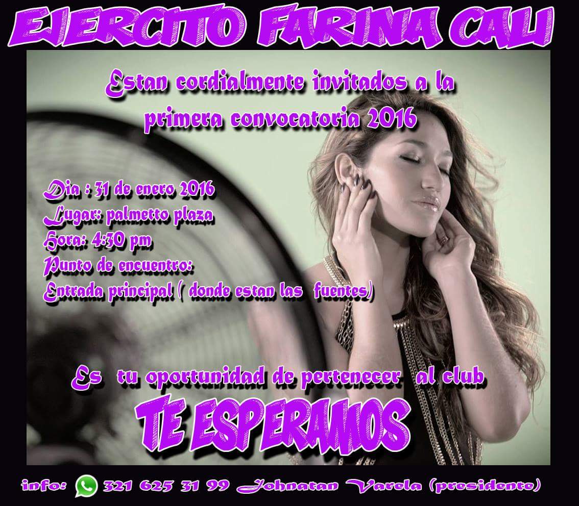 FCFARINACALI's tweet photo. Te esperamos grandes sorpresas y obsequios  NO FALTES 👸 https://t.co/686mtg5Z6d