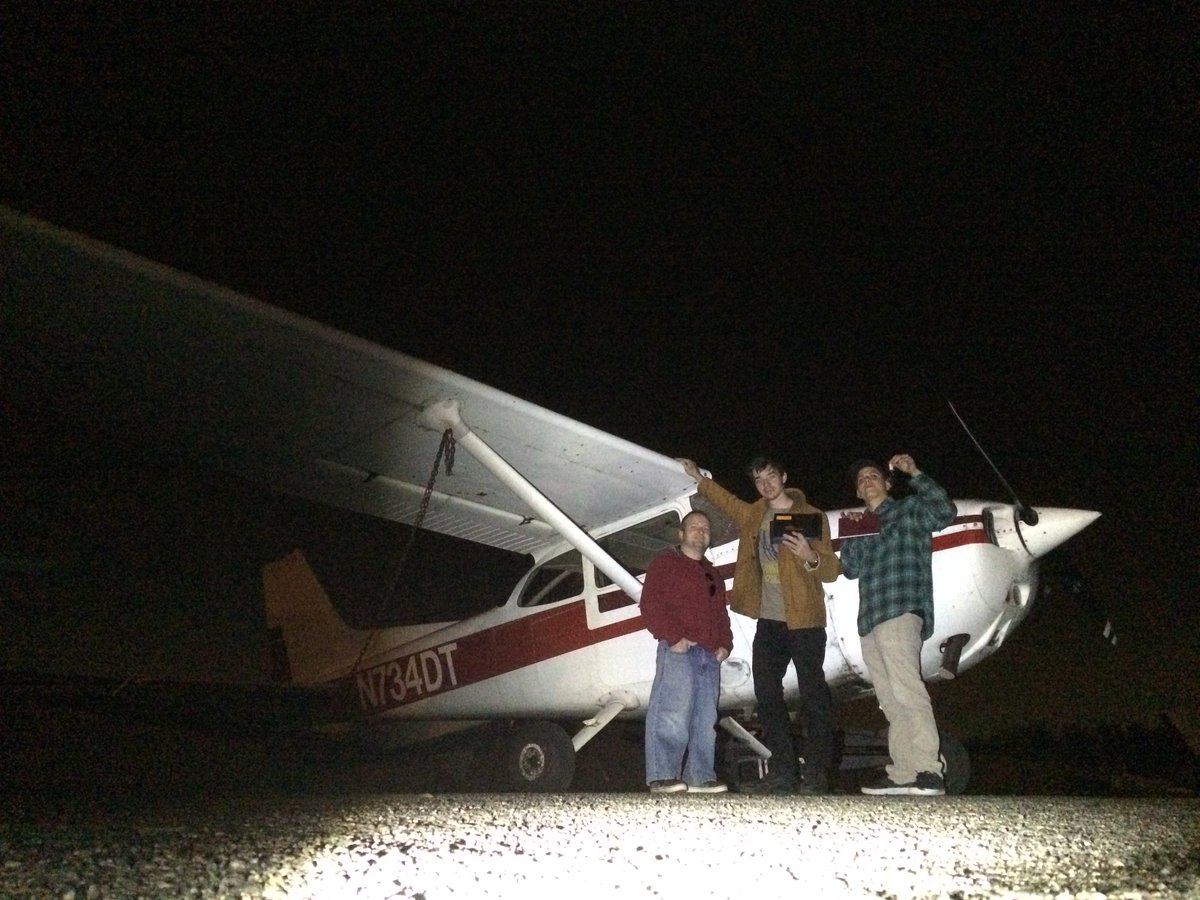 CHS_Aviation's tweet photo. Over the break I had the privilege of taking these two for their first flight lessons! https://t.co/fvl5WWot6W