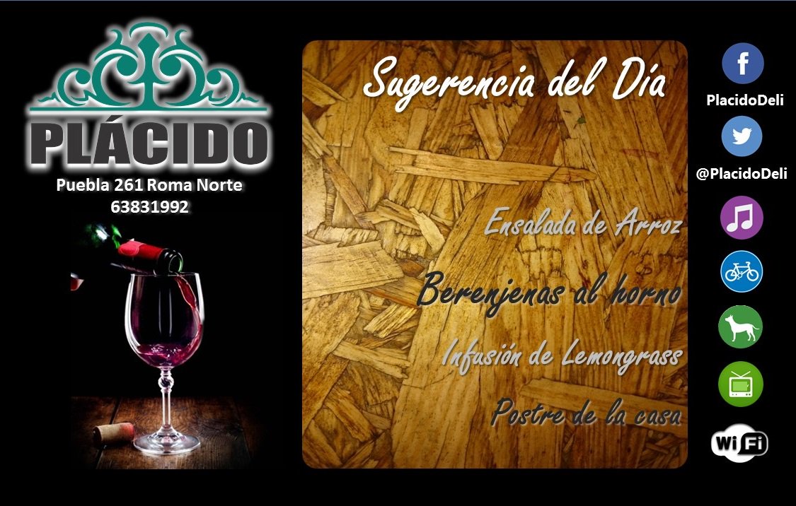 PlacidoDeli's tweet image. #DeliMenu @Foodimx @SoloEnDF @restaurantecafe @TurRomaCondesa @RomaCondesa @AppetitoMX @LaRomaDF @ZonaRosaCDMX