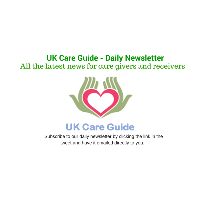 Pls RT. The UKs most innovative #care newsletter. Read a summary of today's main news here. goo.gl/Th7YiD