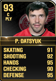 BonesOnDemand's tweet photo. RT for a chance to win this @EASPORTSNHL #HUT TOTW Pavel Datsyuk! #BellLetsTalk https://t.co/DFgJw5ATXY