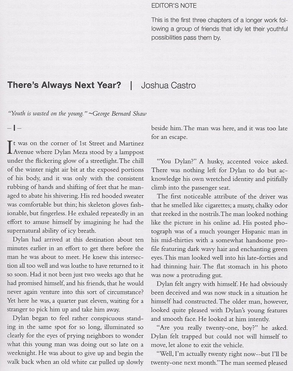 MilestoneZine's tweet photo. #TheresAlwaysNextYear @JCastroAuthor
#Fiction #Milestone2015© https://t.co/aQXRdvvIIC