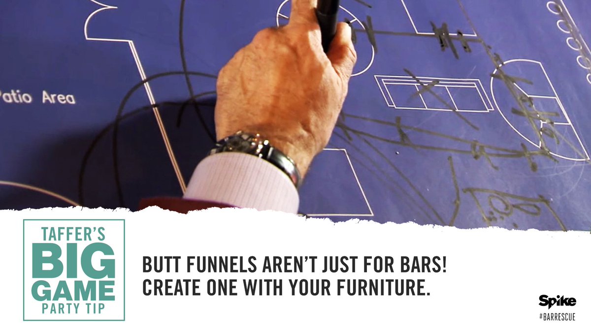 BarRescue's tweet photo. Everything is better with a butt funnel, especially your #SB50 party! #TaffersTips #BarRescue https://t.co/gkQCwy8siP