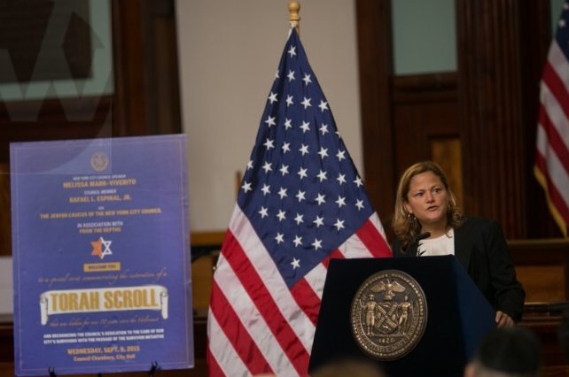 MMViverito's tweet photo. On Int'l #HolocaustRemembrance Day, proud of @NYCCouncil's dedication to the care of our city's survivors in need. https://t.co/2edKqrG7AZ