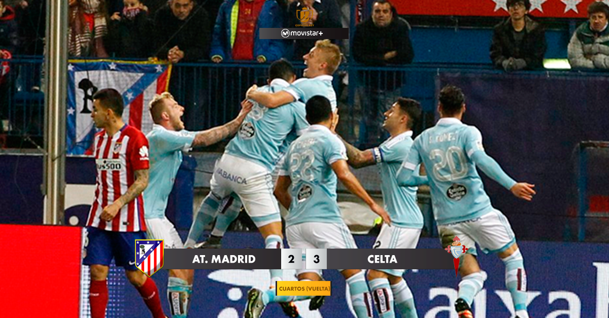 MPlusDeportes's tweet photo. El Celta da la campanada y se planta en semifinales de Copa. #LocosPorLaCopa
Ver RESUMEN: https://t.co/rpocJLboe3 https://t.co/w5Ikw3ErBb