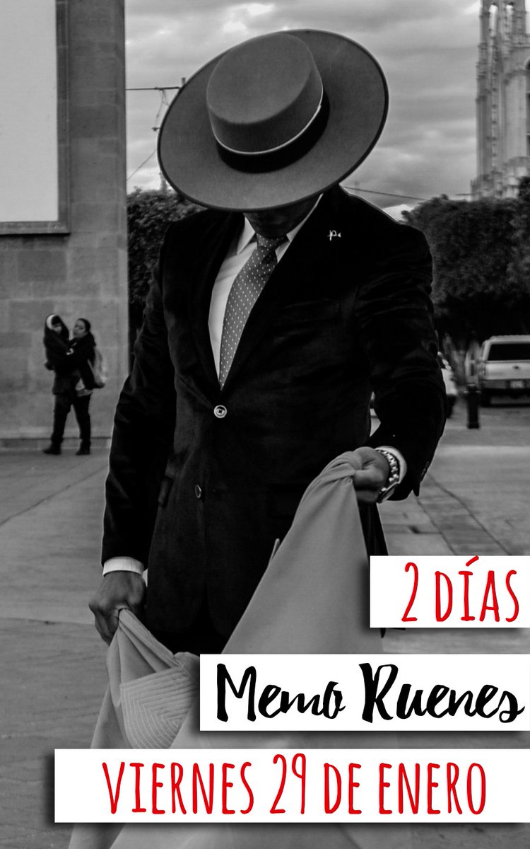 ArrojoyTempleC's tweet photo. Encuentro de Aficionados Prácticos
Memo Ruenes, Viernes 29 de Enero, Plaza de Toros "La Luz"
8:30 p.m. https://t.co/hGczORLpl1