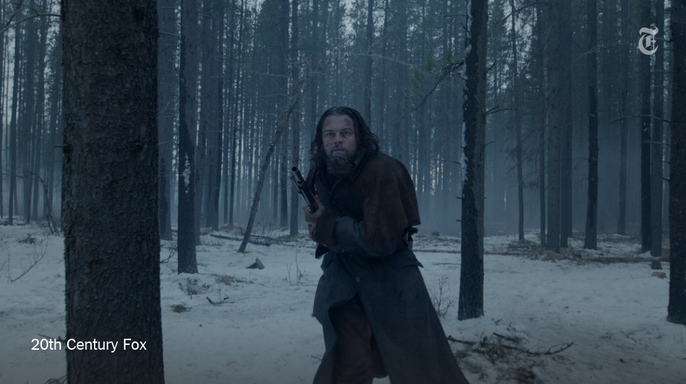 nytimes's tweet photo. That’s not just a bear you hear in "The Revenant" https://t.co/W8BGcuToEF https://t.co/7vjUQS7MeU