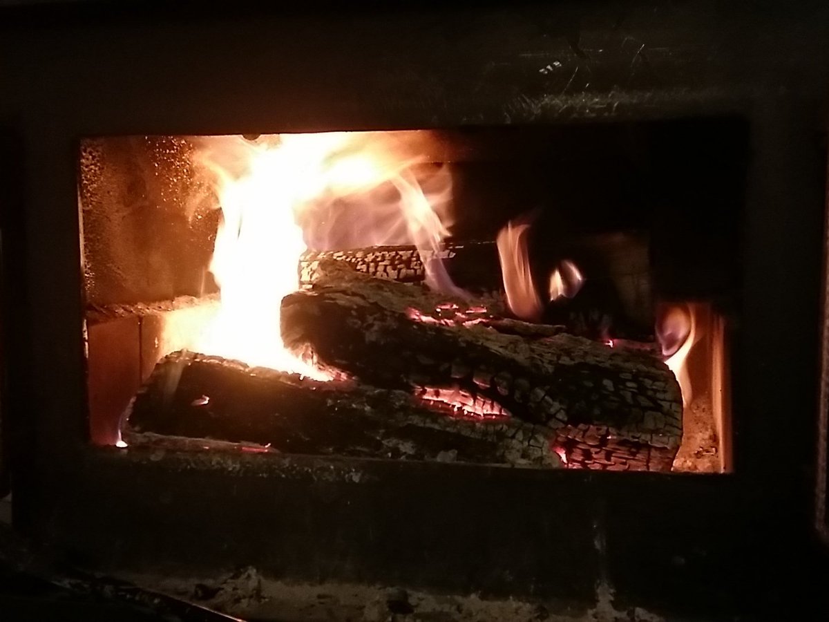 I always love making a fire. Soothing, warming and healing. #BellLetsTalk