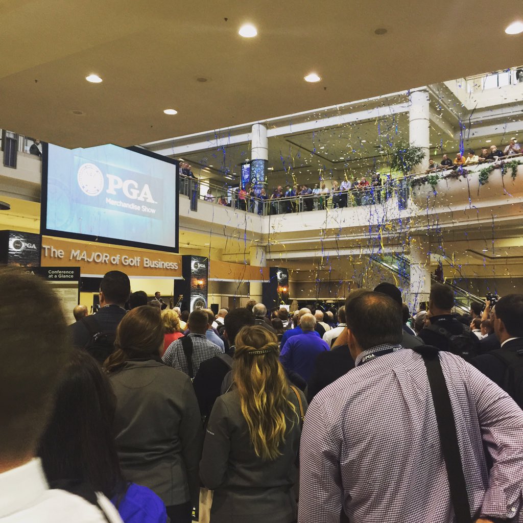1st day down!🎉 #PGAShow #PGAShow2016