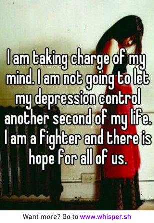 YourVoiceOrg's tweet photo. #MentalIllnessTaughtMe to take charge of my mind #BellLetsTalk https://t.co/kOvX26sTZz