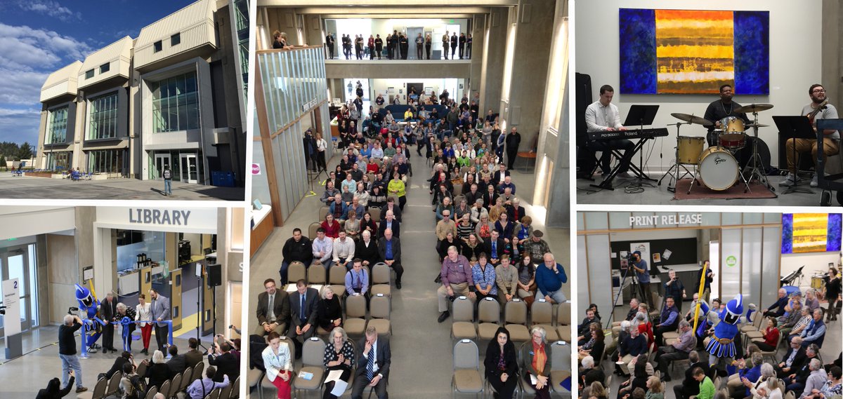 PIVOTarch's tweet photo. Scenes from the grand opening of the #LaneCC #CenterBuilding #architecture #design #Eugene https://t.co/W8eNXP9tvP