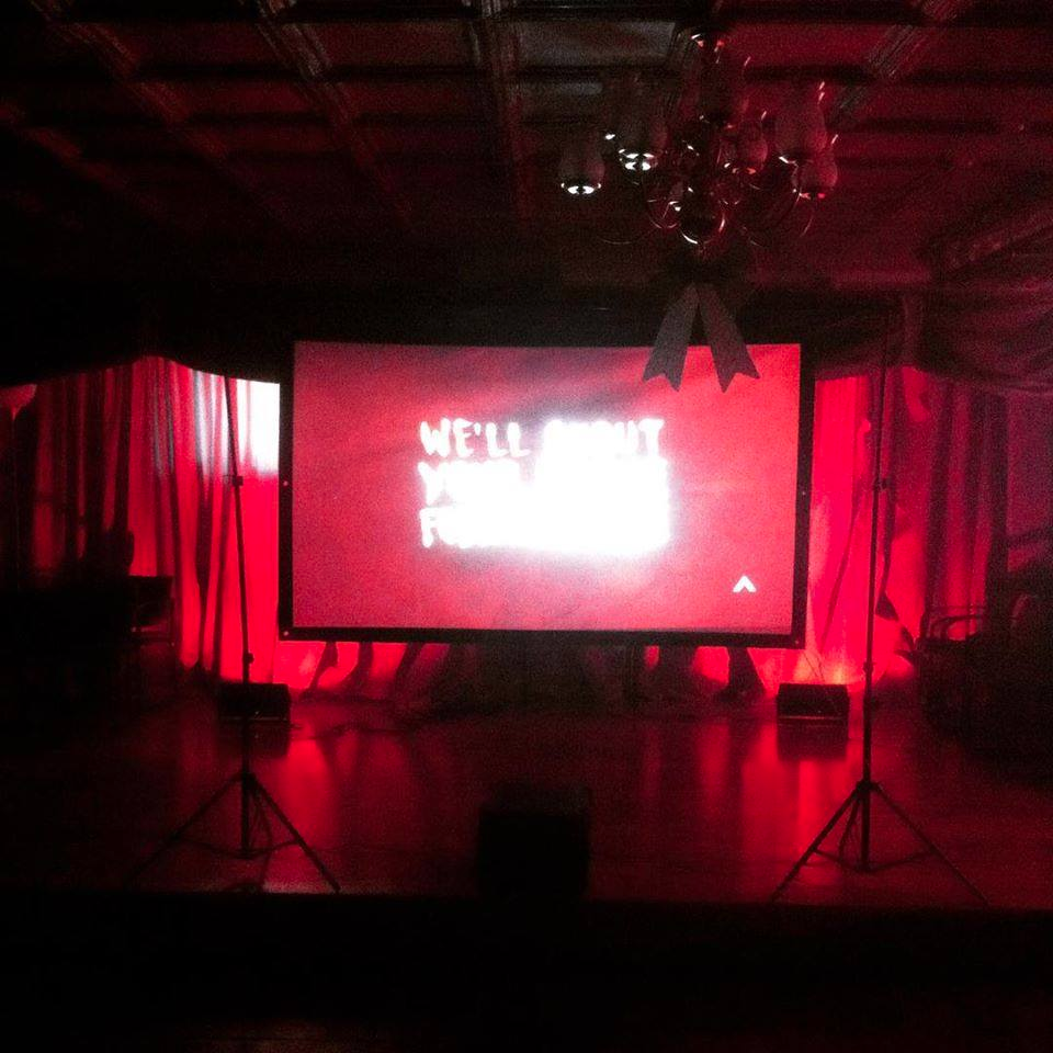 Working on our setup for this Sundays gathering! Join us at 455 Evergreen Ave. at 4 PM this Sunday! #Bushwick