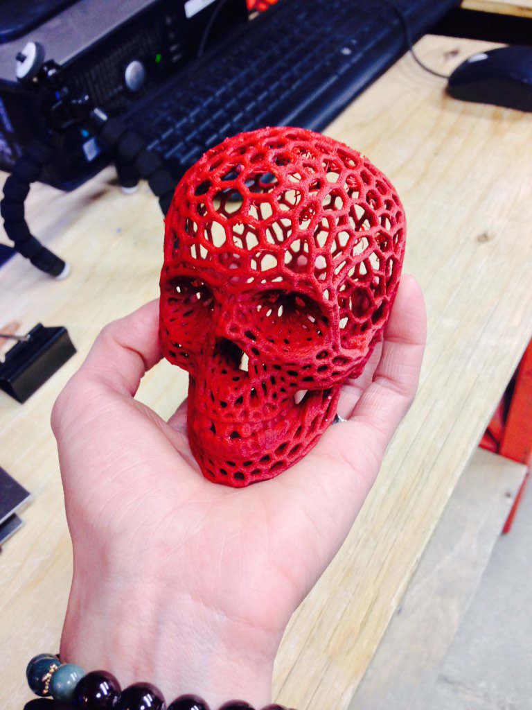 Christine2Bean's tweet photo. Checking out fun #3dprinting @AssentWorks before @cbcdragon #dragonsden viewing party! #TwoCane #innovation #pumped! https://t.co/bhdrRVfYEu