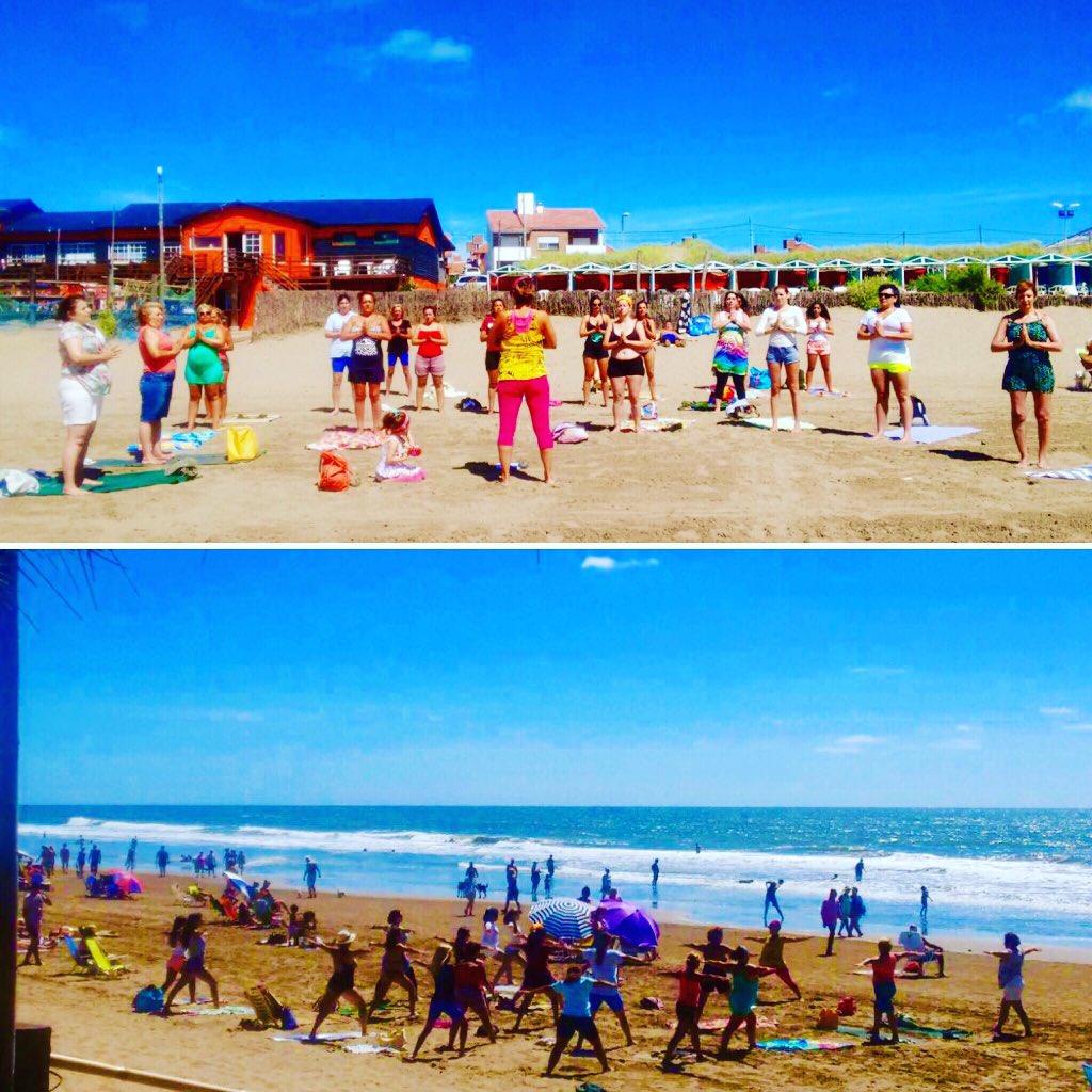 theyogiway's tweet photo. #yoga #beachyoga #argentina #yogi #yogaeverydamnday #yogaenlaplaya #meditation #prana #beach #yogagirl #namaste https://t.co/brnMuGEaot
