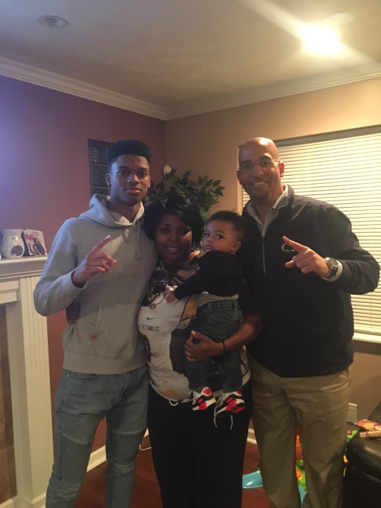 HamlinIsland's tweet photo. Great last in home visit with Penn State Staff! 🦁 https://t.co/1HgjHvmQ8w