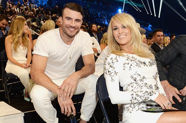 billboard's tweet photo. More #GRAMMYs performers announced: Carrie Underwood will duet with Sam Hunt and more https://t.co/ujTeahf1jR https://t.co/BjHYvDjlpU