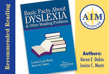 AIMtoLearn's tweet photo. Recommended Read: Basic Facts About Dyslexia &amp; Other Reading Problems – Moats &amp; Dakin #SayDyslexia https://t.co/yxtGPkLUct