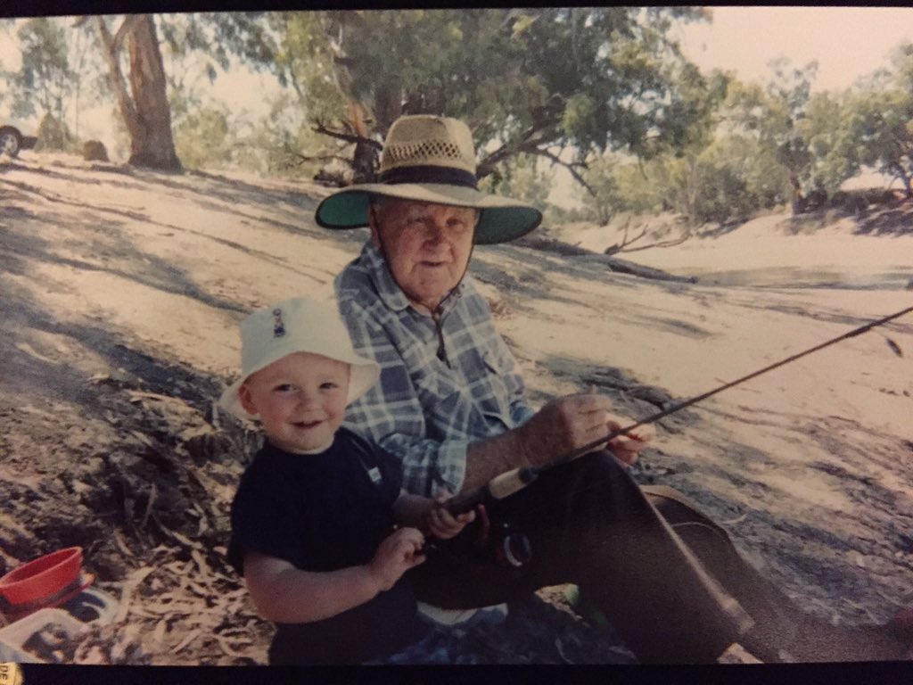 shocking1805's tweet image. My oldest boy nearly 17 now and my pop who past away few years ago. Found this wonderful photo! Great memories.