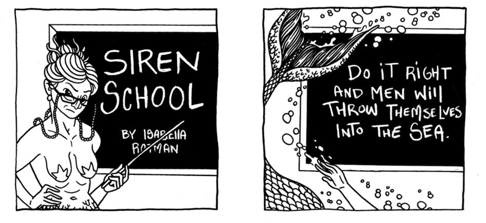 wikimermaids's tweet photo. "Siren School" by Isabella Rotman (parte 1) https://t.co/cXwRLXnzGU