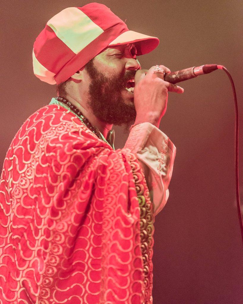 📷 Warrior King tonight live with the Rootz Warrior band. <a href="/DubClubLA/">Dub Club LA</a>  @ the echoplex...