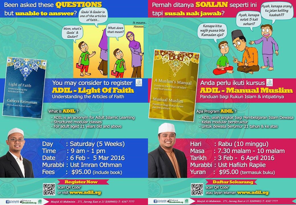 Up for classes? Masjid Almukminin  ( <a href="/almukminin1/">Almukminin</a> ) might have the class for youuu. 😊😊