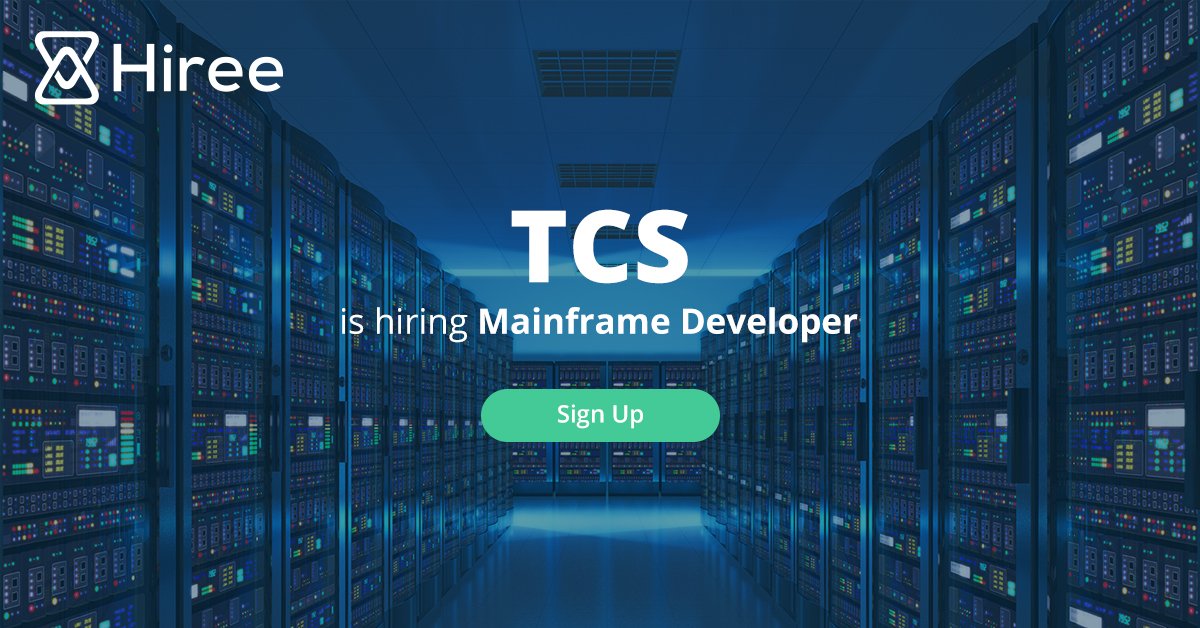 Hiree's tweet image. Do you dream of working in #TCS? 
Register Now: hir.ee/1WWbota
#MainframeDeveloper #Jobs #Hiring