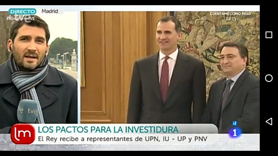 BorjaCacho's tweet photo. Ronda de #consultas en #Zarzuela hoy con UPN,IU y PNV. Mucho escepticismo sobre la formación de un nuevo #gobierno https://t.co/QbMuvhTsb2