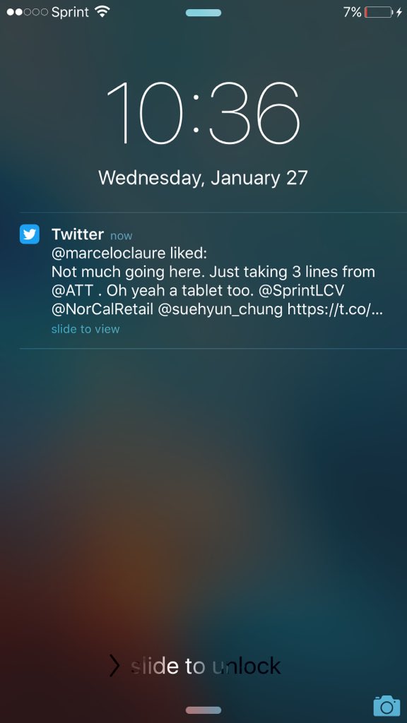 SM_RicFernandez's tweet photo. When your CEO @marceloclaure likes your tweet! @SprintLCV @NorCalRetail #NORcal #LCV #Bakersfield #661 https://t.co/wAXV3Byrlp