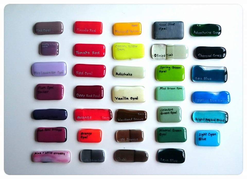 kjglasscouk's tweet image. Been busy testing my colours this week so I know exactly how they fire! #rainbow #lotsofcolours #artistslife