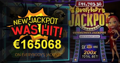 JackpotsPro's tweet photo. Second time in a few days! Everybody's Jackpot is a real king! https://t.co/VTh5pP8PYd