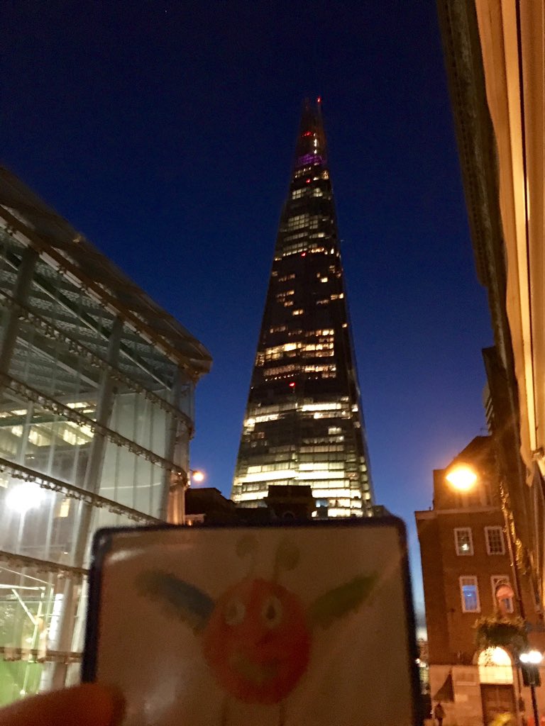 JaggerG's tweet photo. @FindOurMonsters #missingmonster oh no Redob must be angry at the early start #TheShard skyscraper! https://t.co/pSfaEuVL1P