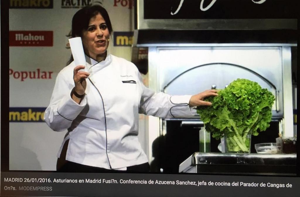 BOSCHIGNACIO's tweet photo. Gran embajadora de las cocina #asturias en #MadridFusion. Azucena Sanchez chef de @paradores #cangasdeonis https://t.co/VlJvHx4nhC