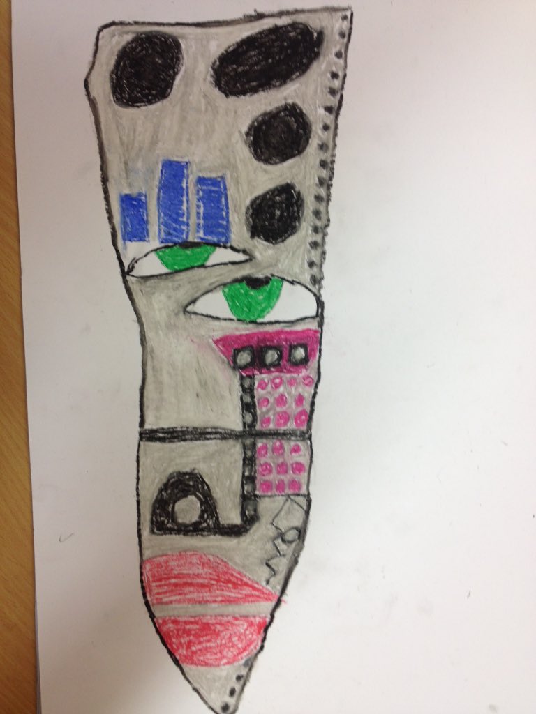 ragtagarts's tweet photo. Great morning designing and making Kimmy Cantrell masks at Cedar House School. https://t.co/A7PDKblOnO