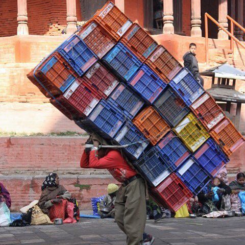 Staying with Nepal, this was when I decided not to complain about carrying my rucksack! #n… ift.tt/1QubCEW