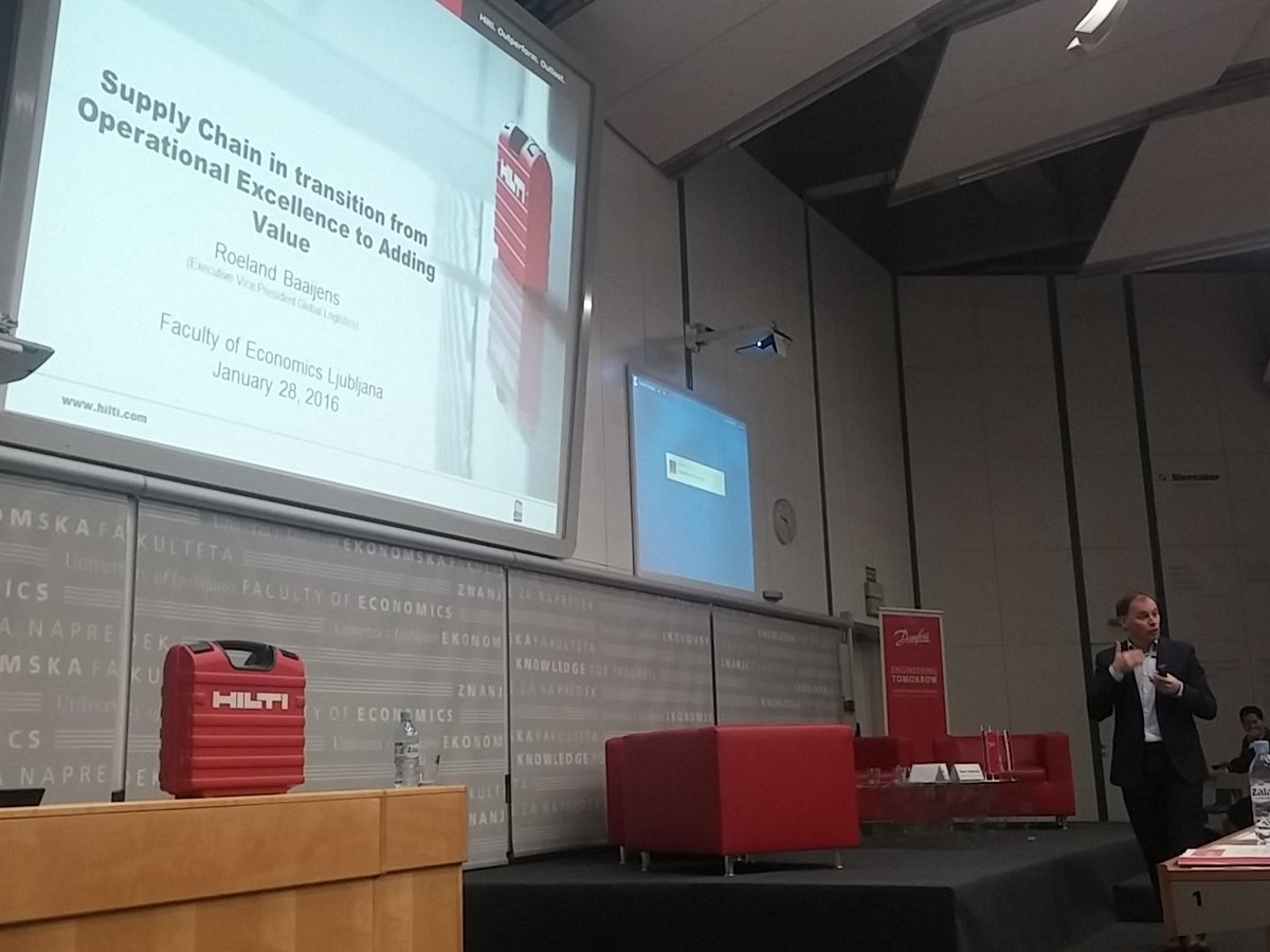 How Supply Chain in Hilti delivers sustainable value. Roeland Baaijens #futureMSCE #ef