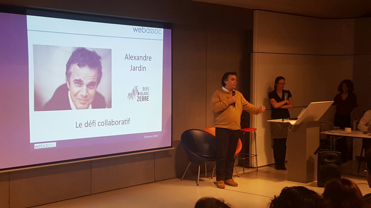 lauredrevillon's tweet photo. @AlexandreJardin présente @leszebres  et leurs solutions pour redémarrer le pays @WebassocFr #deficollaboratif https://t.co/nsKdj4Lj6M