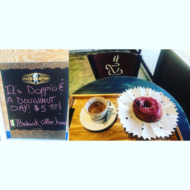bushwickcoffee1's tweet photo. We got those fresh @doughbrooklyn #doughdoughnuts and #espresso yourself. 🍩☕️ https://t.co/BddW47nwla