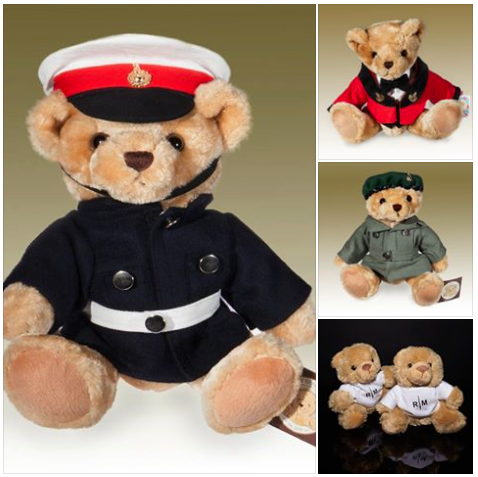 Royal Marines Mess Dress Teddy Bear 