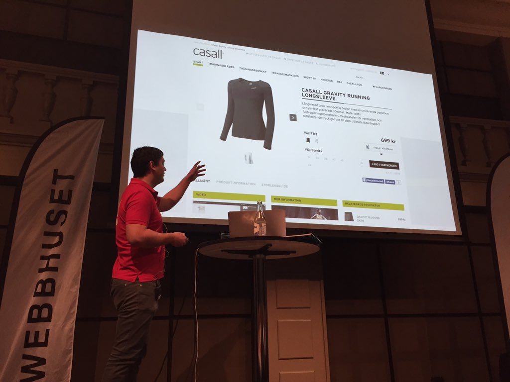 NeumannFredrik's tweet photo. picture, price, patton together will make magic for conversion according Kim at conversionista #magentodagen16 https://t.co/ifKPzfN1nv