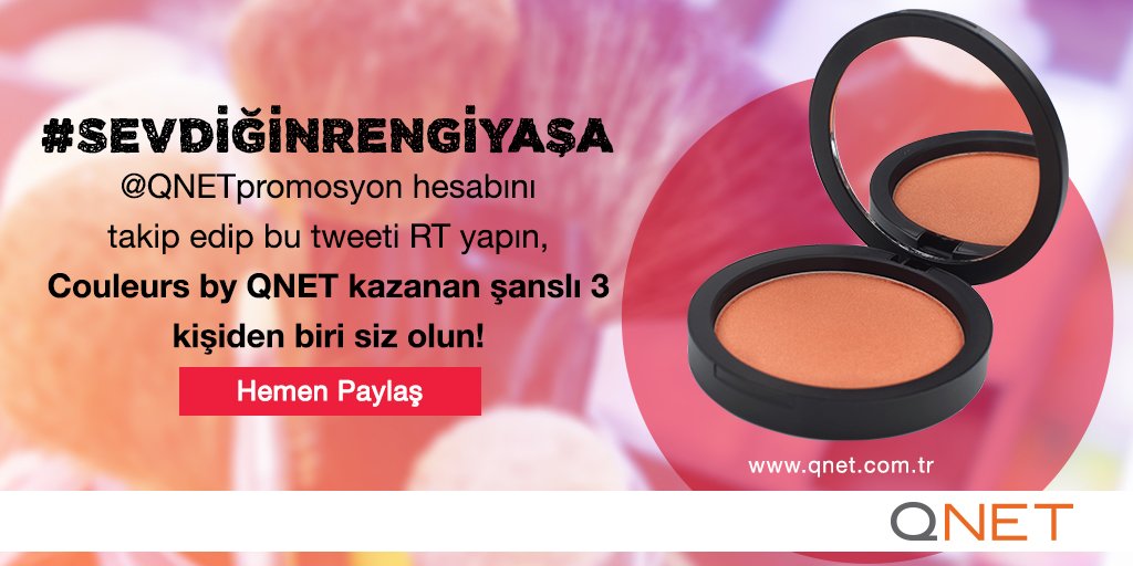 2 Şubat saat 24.00’a kadar hesabınızdan bu postu RT edin, Couleurs kazanacak şanslı 3 kişiden biri siz olun!