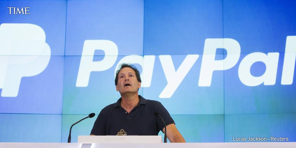 TIME's tweet photo. Here's why PayPal just added a record number of new users https://t.co/SZvnSIRfp7 https://t.co/KeOdMMCf7p