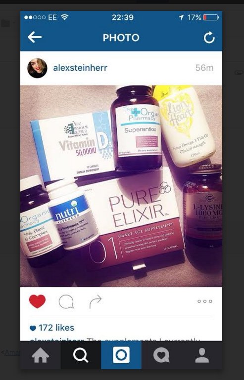 PureElixir's tweet photo. Amazing to see @AlexSteinherr is seriously enjoying #PureElixir, and has included it in her #Beauty routine. https://t.co/FXGLWiQNDT