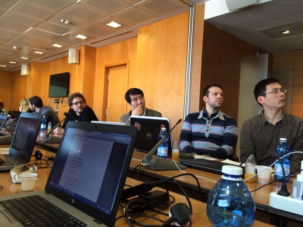 fp7sonorus's tweet photo. project presentations on #auralisation R. Pagan, F. Georgiou, G. Zachos, I. García, F. Reitdijk https://t.co/R8ndQXAWbx