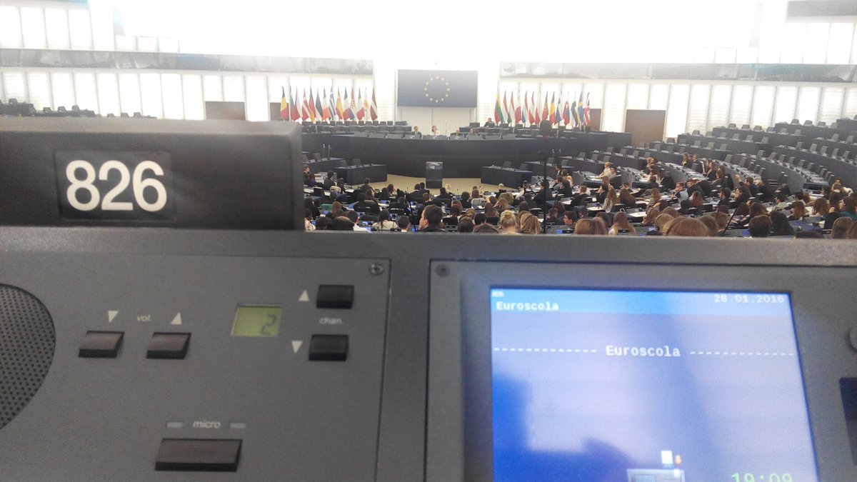 European_Week's tweet photo. We zijn gestart #Euroscola @EP_Belgium https://t.co/R1FM5PpPCG
