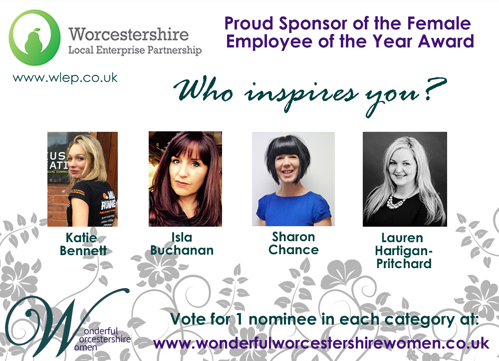 WorcWomenAwards's tweet photo. Here is the first set of nominees for the 'Female Employee of the Year Award'! Good luck ladies! #WWWAwards2016 https://t.co/mlRXYX5Z2v