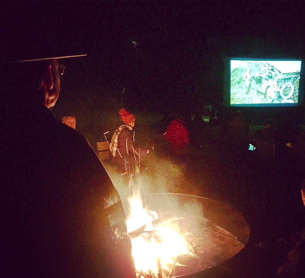 FRARO_NC's tweet photo. Last night #RavenRockStatePark held an #outdoor showing of the #UNCTV special celebrating 100 years in #NCStateParks https://t.co/dxvp09u5Kv