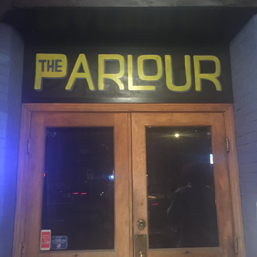 Thanks The Parlour for hosting a great night of speaking during <a href="/PechaKucha/">PechaKucha</a> last night #service #pechakucha